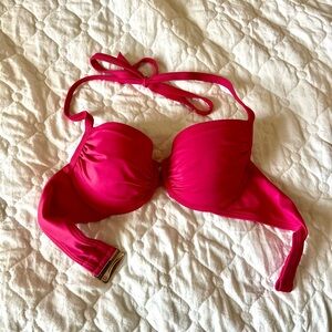 Victoria’s Secret Halter Bikini Top Fuchsia